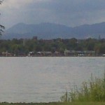 Sloan Lake View from the east side of the park